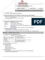 Safety Data Sheet: Made On: 28.10.2008 Updated On: 20.03.2019 Version: 7.0 CLP Page 1 of 9