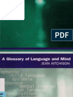A Glossary of Language and Mind (2003)