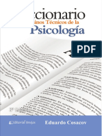 Diccionario de Psicologia