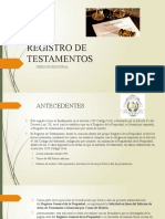 Registro de Testamentos