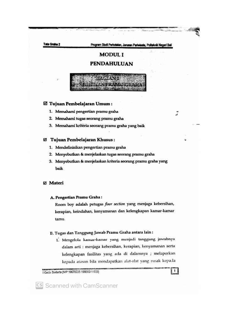 Modul 1 & 2 | PDF