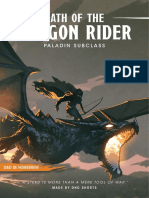 DND Oath of The Dragon Rider