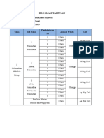 Program Tahunan Tematik Kelas Vi A