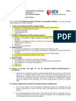 Escuela Académico Profesional de Derecho - Piura Semestre 2023 - I Curso: Derecho Constitucional