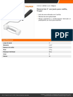 Maneral de 4" Con Jaula para Rodillo, Truper