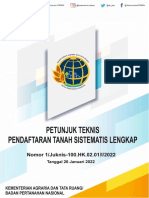 Petunjuk Teknis No 1 Tahun 2022 Tentang PTSL 2022