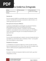 Secuencia Didáctica Integrada de Victoria