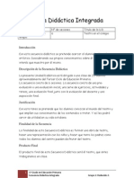 Secuencia Didáctica Integrada de Victoria