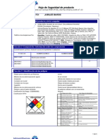 Jubilee Baños - MSDS