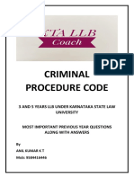 Criminal Procedure Code KSLU Notes Grand Final
