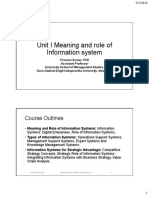 Unit I Meaning and Role of Information System-5may2023