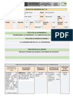 Sesión de Aprendizaje 001 Religion 2023