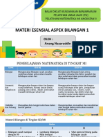 Materi 1 Esensial Aspek Bilangan