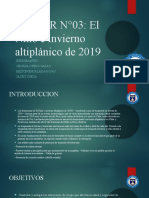 TALLER N°03 El Niño e Invierno Del Altiplano 2019