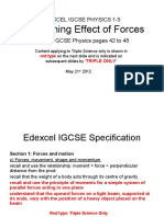 IGCSE 15 TheTurningEffectOfForces