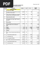 Construction Material Price List 2025 | PDF