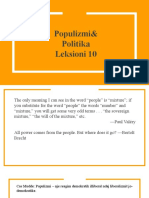 Leksioni 10 - Populizmi