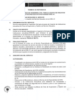 Termino de Referencia Servicio Especializado en Ingenieria Civil