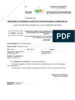 Fiche de Demande Agement - LIR 18-04-2013