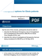 WHO MOOC Clinical-management-Of-Ebola Module5 Therapeutic-Options en