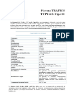 Pintura TRÁFICO TTP115E-Tipo: Características Tecnicas