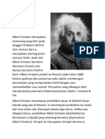 Biografi Albert Einstein 