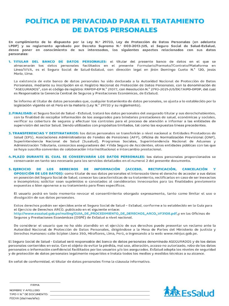 Politica Privacitat
