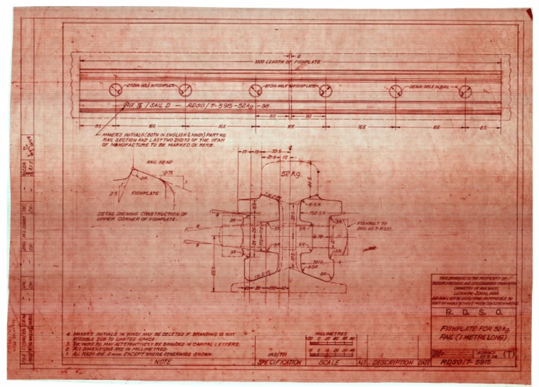 RDSO T 5915 Drawing | PDF