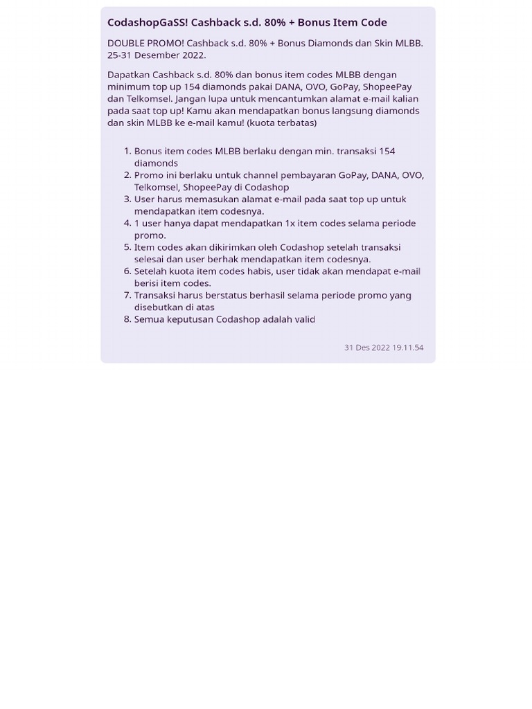 Codashop | PDF