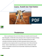 Pengukuran Waterpass, Teodolit Dan Total Station