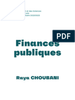 Finances Publiques - Raya Choubani
