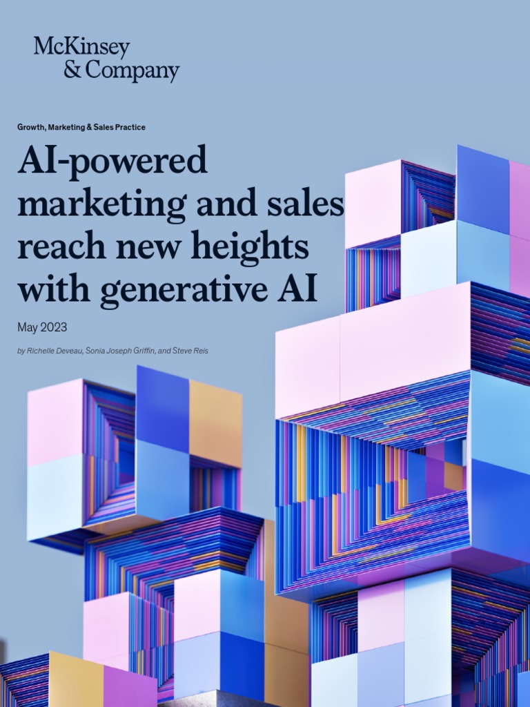 Ai powered marketing and sales reach new heights with generative ai
