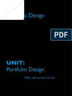 Portfolio Design Intro