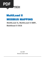 MLII Modbus Mapping Manual FV 4-33-05