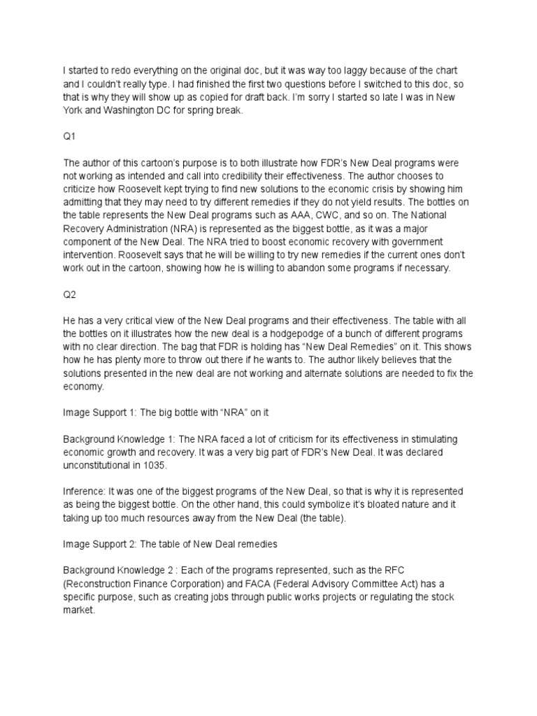 Week 2: Revised | PDF | New Deal | Franklin D. Roosevelt