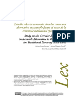 Estudio Sobre La Economía Circular Como Una Alternativa Sustentable Frente Al Ocaso de La Economía Tradicional (Primera Parte)