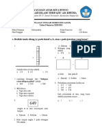 Soal Matematika Tahap 3