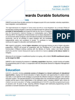 Working Towards Durable Solutions: Education