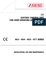 Electric Control Unit For Crop-Spraying Applications: Installation, Use and Maintenance