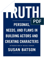 Truth Personas Needs and Flaws in The Art of Building Actors and Creating Characters