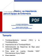 Presentacio-N Enfermeras Tromboprofilaxis y Tecnicas de Puncio-N 2013. TEN
