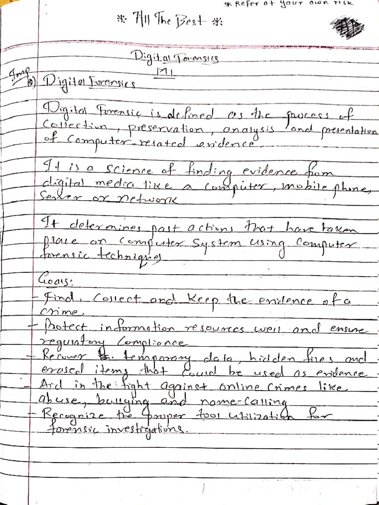DF Notes (All Modules) | PDF