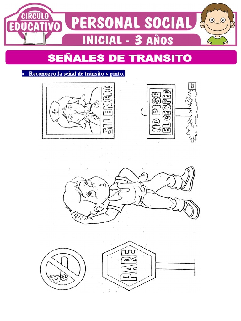 Senales De Transito Para Ninos De Tres Anos Pdf