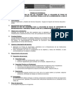 Términos de Referencia Contratacion de Locadores