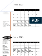 2023 Phs FB Calendar
