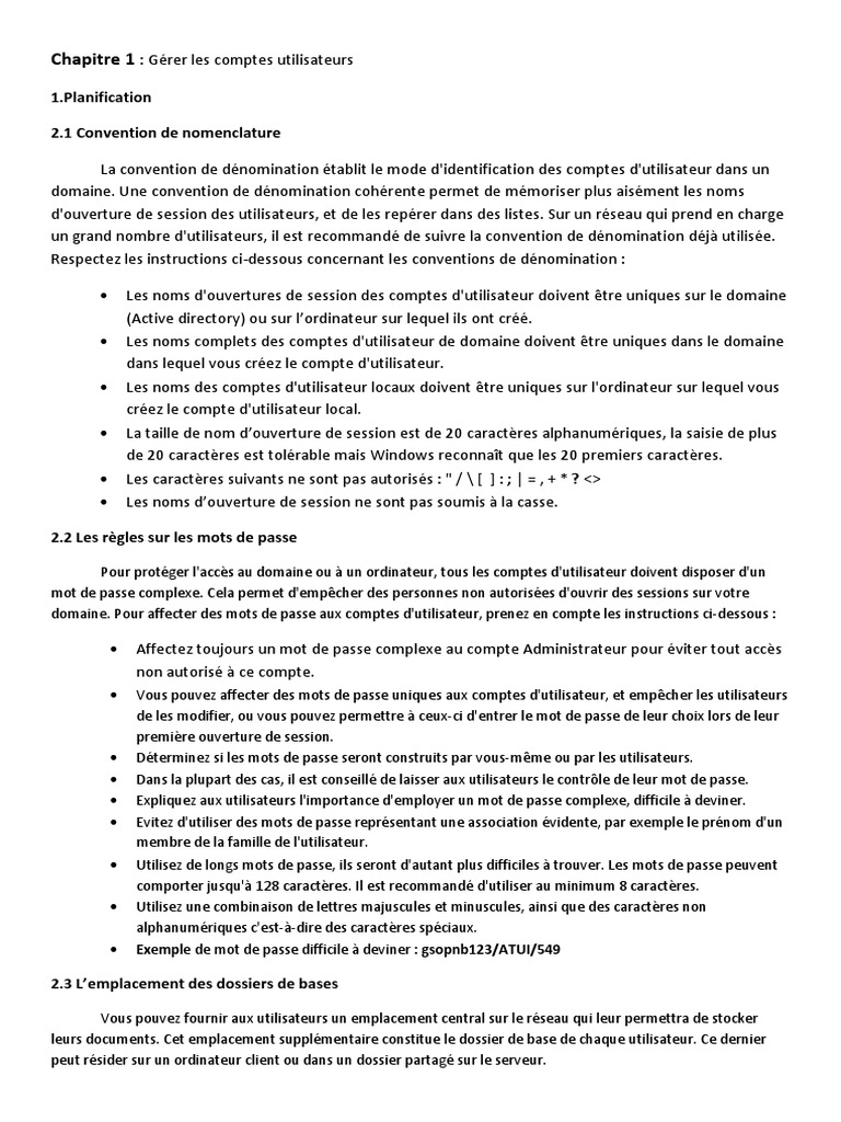 Protéger un dossier par mot de passe | PDF | Mot de passe | Serveur ...
