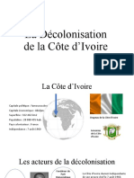 Décolonisation Côte D'ivoire Diapo