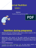 Unit 1 Maternal Nutrition, Educational Platform