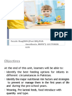 Unit 2 Nutritional Consideration in Infancy and Preschool Years, Educational Platform