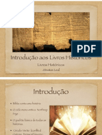 Introdução Aos Livros Históricos